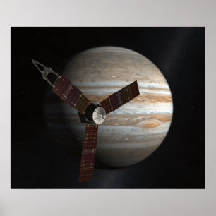 ジュノ宇宙船のアーティストの概念 ポスター