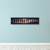 ジュノ宇宙船の木星への接近の順序 キャンバスプリント (インサイチュ (ウッドフロア))