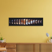 ジュノ宇宙船の木星への接近の順序 キャンバスプリント (インサイチュ (リビング))