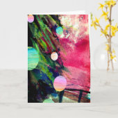 ジュビランクリスマスツリーホリデー カード (黄色い花)