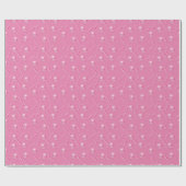 ジュビラント3Dピンクバルーン&紙吹雪パターン ラッピングペーパー (フラット)