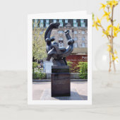 ジュビリー国際的ガーデンズの旅団記念碑 カード (黄色い花)