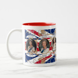 ジュビリー王室のトリビュートマグ – エリザベス女王 ツートーンマグカップ