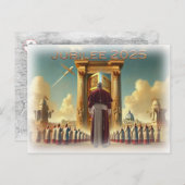 ジュビリー2025、バチカン、旅行のお土産、ギフトアイディア。 ポストカード (正面/裏面)