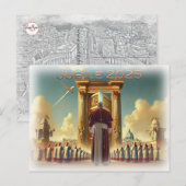 ジュビレ2025バチカン、土産の旅、イデカドー。 ポストカード (正面/裏面)