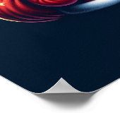 ジュピターすてきオールドセントニックサンタクロース星占い ポスター (角)