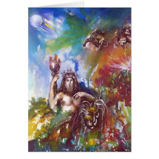 ジュピターとライオン、ブルーサファイア (正面)