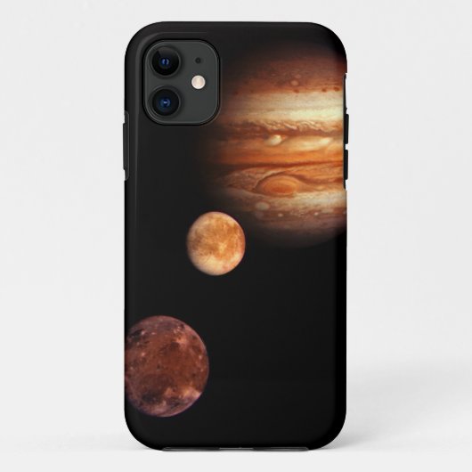 ジュピターのガリレイ衛星NASA Case-Mate iPhoneケース (裏面)
