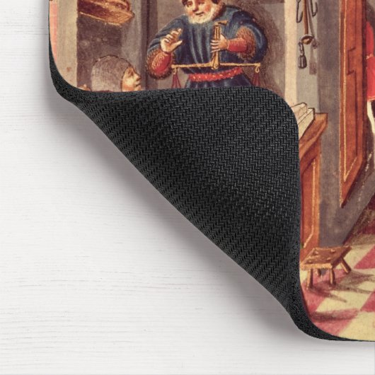 ジュピターのフルーツおよび穀物商人の詳細 マウスパッド (コーナー)