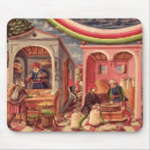 ジュピターのフルーツおよび穀物商人の詳細 マウスパッド (正面)