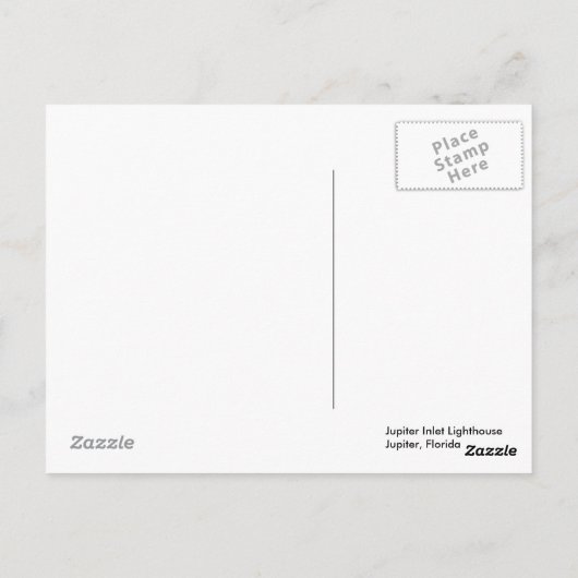 ジュピターの入口ライト郵便はがき ポストカード (裏面)