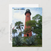 ジュピターインレットライトハウス&ミュージアムジュピターフロリダ ポストカード (正面/裏面)