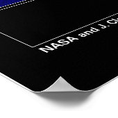 ジュピターハッブル望遠鏡のオーロラ ポスター (角)