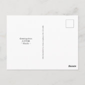 ジュピターフロリダハガキ海桟橋と海ぶどう ポストカード (裏面)