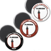 ジュピターフロリダライトハウスフォトグラフィック赤 マグネット