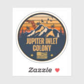 ジュピター入り江コロニー（フロリダ州） シール (シート)