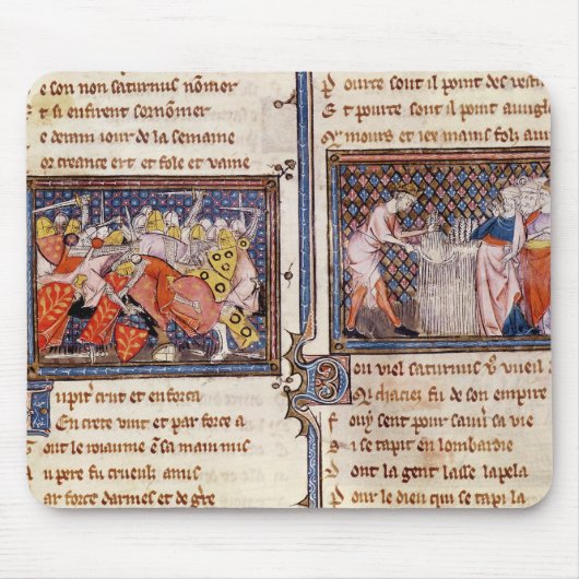 ジュピター対土星: 土星の教授 マウスパッド (正面)