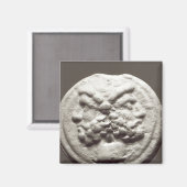 ジュピター島ヤヌスを描いた5枚のコイン マグネット (正面/裏面)