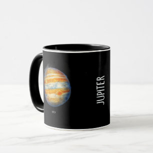 ジュピター惑星アートワーク – 宇宙宇宙イラストレーション マグカップ