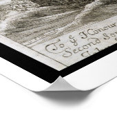 ジュピター神が嵐を海、イラストレーション ポスター (角)