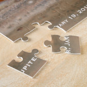 ジュピター赤いスポットのクローズアップ写真 ジグソーパズル (側面)