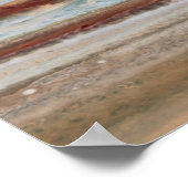 ジュピター赤いスポットのクローズアップ写真 ポスター (角)