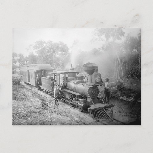 ジュピター・アンド・レイクワース鉄道 1897年 ポストカード (正面)