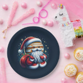 ジュピター ジョリー オールド セント ニック サンタクロース 占星術 ペーパープレート (パーティー)