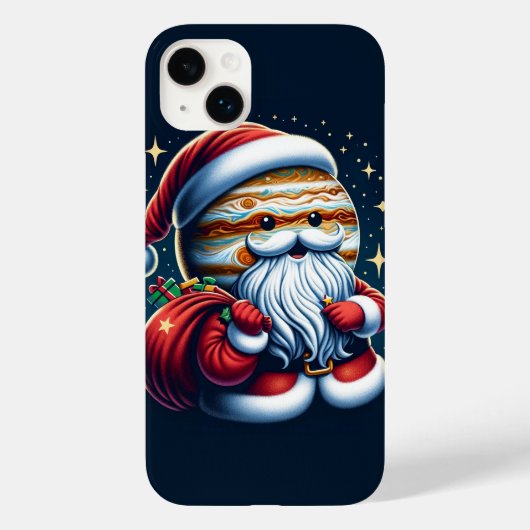 ジュピター ジョリー オールド セント ニック サンタクロース 占星術 Case-Mate iPhoneケース (裏面)