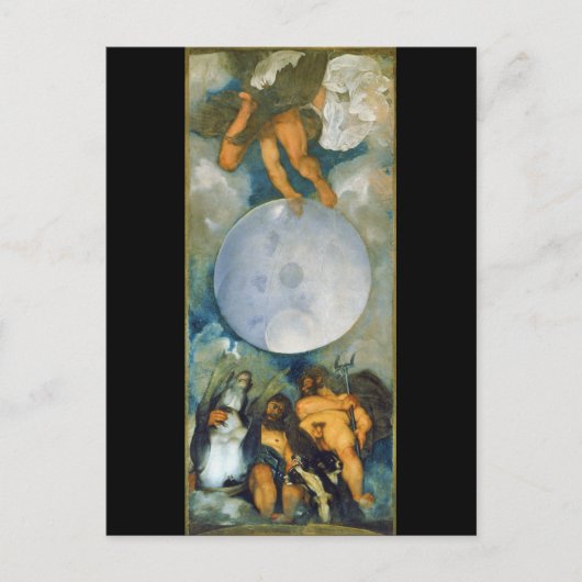 ジュピター・ネプチューンとプルートバイカラヴァッジョ1597年 ポストカード (正面)