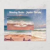 ジュピター フロリダ州 ブローイング ロックス 写真 ポストカード (正面)