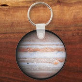 ジュピターCassiniフライバイNASAの拡張画像 キーホルダー (正面)