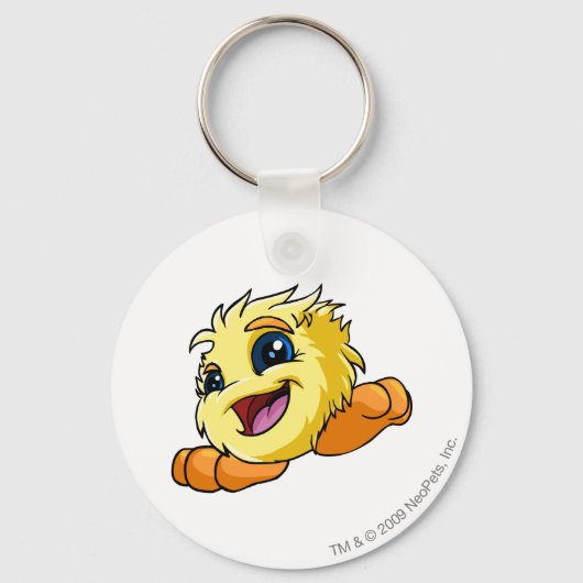 ジュブジュブイエロー キーホルダー (正面)