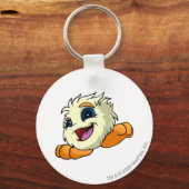 ジュブジュブホワイト キーホルダー (正面)