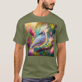 ジュブナイルクレステッドブラッシュフェザーハト幻想の鳥 Tシャツ