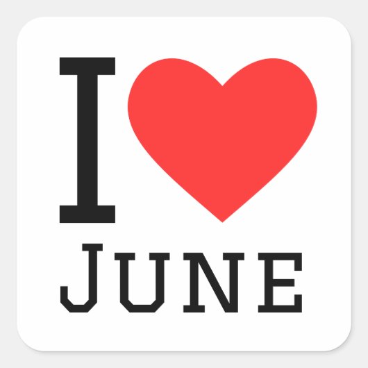 ジュメが大好き スクエアシール (正面)