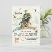 ジュラシックディノライドバースデーパーティー 招待状 (スタンド正面)