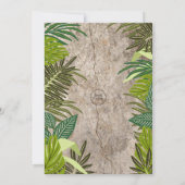 ジュラシックパーク恐竜誕生日 招待状 (裏面)