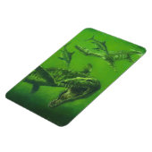 ジュラシックプリオサウルフレキシブル冷蔵庫用マグネット マグネット (左側)