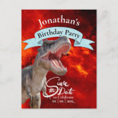 ジュラシックボーイでＴ-ＲＥＸの激烈な力を解き放て ポストカード (正面)