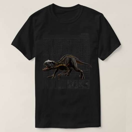 ジュラシックワールド落ちたキングダムインドラプタービースト Tシャツ (デザイン正面)