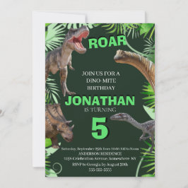 ジュラシック世界恐竜ジャングル招待状 招待状