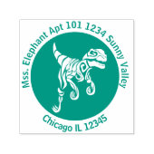 ジュラシック幽霊ラプター セルフインキングスタンプ (デザイン)