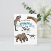 ジュラシック恐竜の世界を探検しよう ポストカード (スタンド正面)