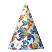 ジュラシック恐竜をテーマにした誕生日 パーティーハット (裏面)