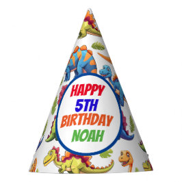 ジュラシック恐竜をテーマにした誕生日 パーティーハット