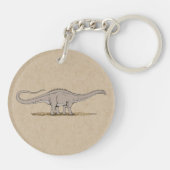 ジュラシック恐竜アパトサウルス キーホルダー (裏面)