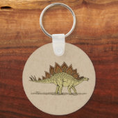 ジュラシック恐竜ステゴサウルス キーホルダー (正面)