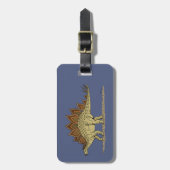 ジュラシック恐竜ステゴサウルス ラゲッジタグ (正面縦)