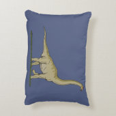 ジュラシック恐竜ブラキオサウルス アクセントクッション (裏面(縦))